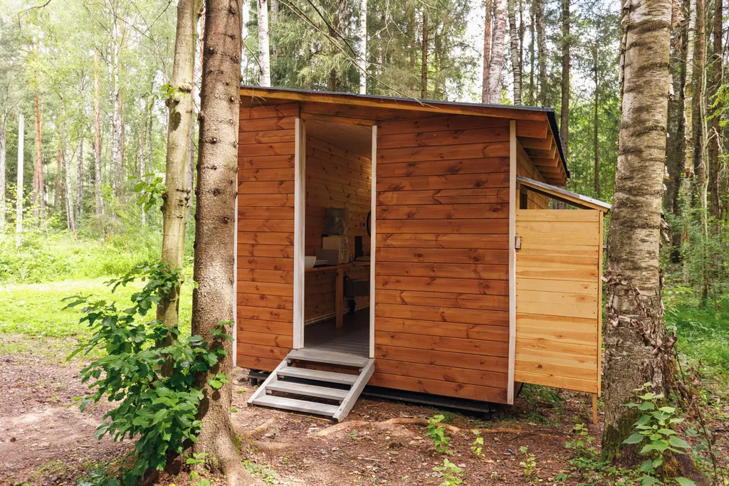 Палатка лесной домик на базе отдыха Белка