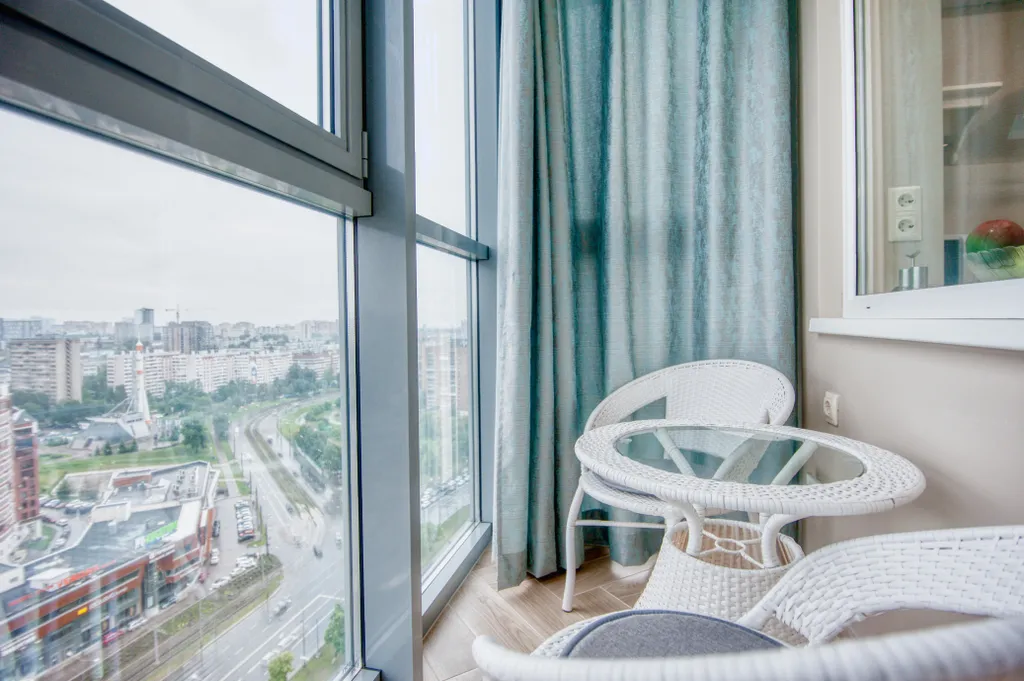 Апартаменты Еl'Home рядом с Ладьей, панорамный вид на Самару