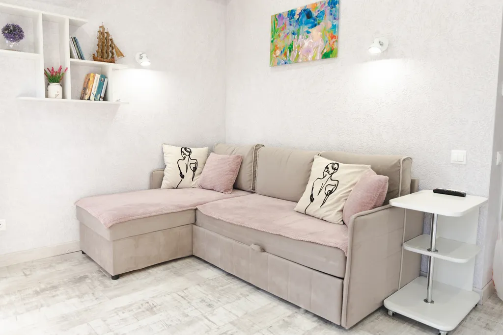 Квартира Квартира Уютная студия с видом на морской порт в ЖК Сорренто Парк — Сириус