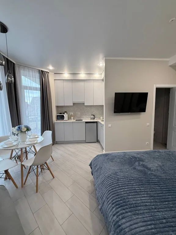 Квартира Квартира Студия с балконом и видом на море — Адлер