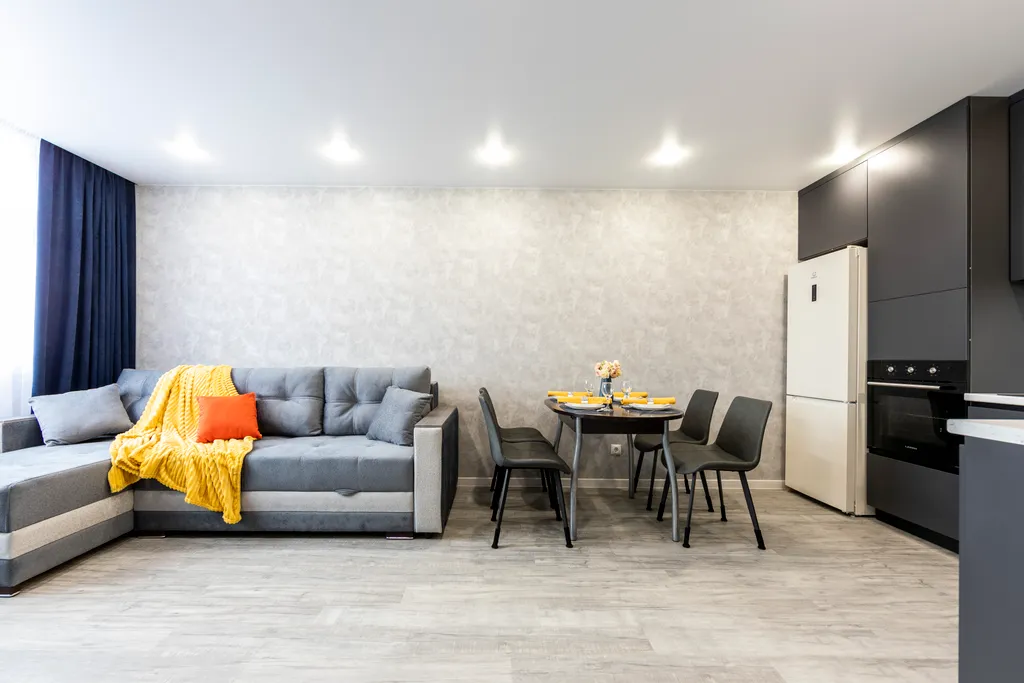 Однокомнатная квартира на 4 гостей