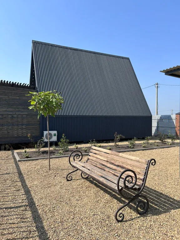 А-фрейм для тихого семейного отдыха с видом на озеро