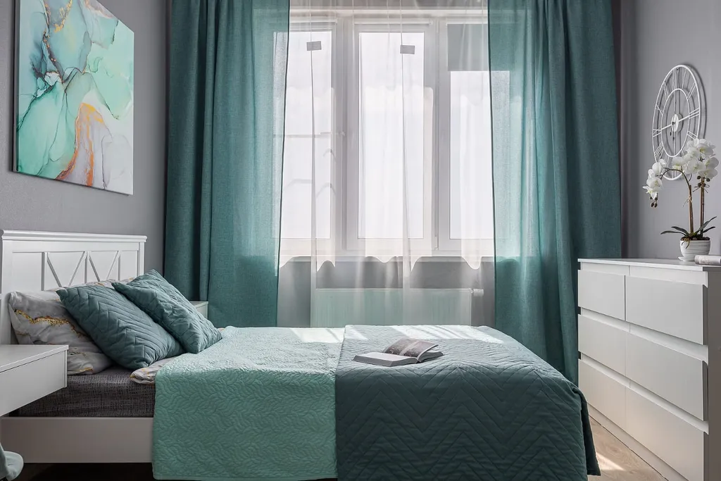 Видовая 1-комнатная квартира в ЖК Цветы