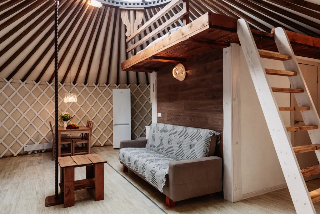 Современная круглогодичная Юрта со всеми удобствами рядом с Коломной