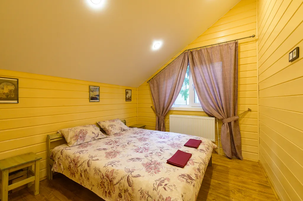 Кофейный коттедж с сауной и банным чаном