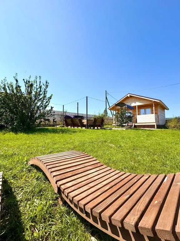 Загородный дом с чаном и баней