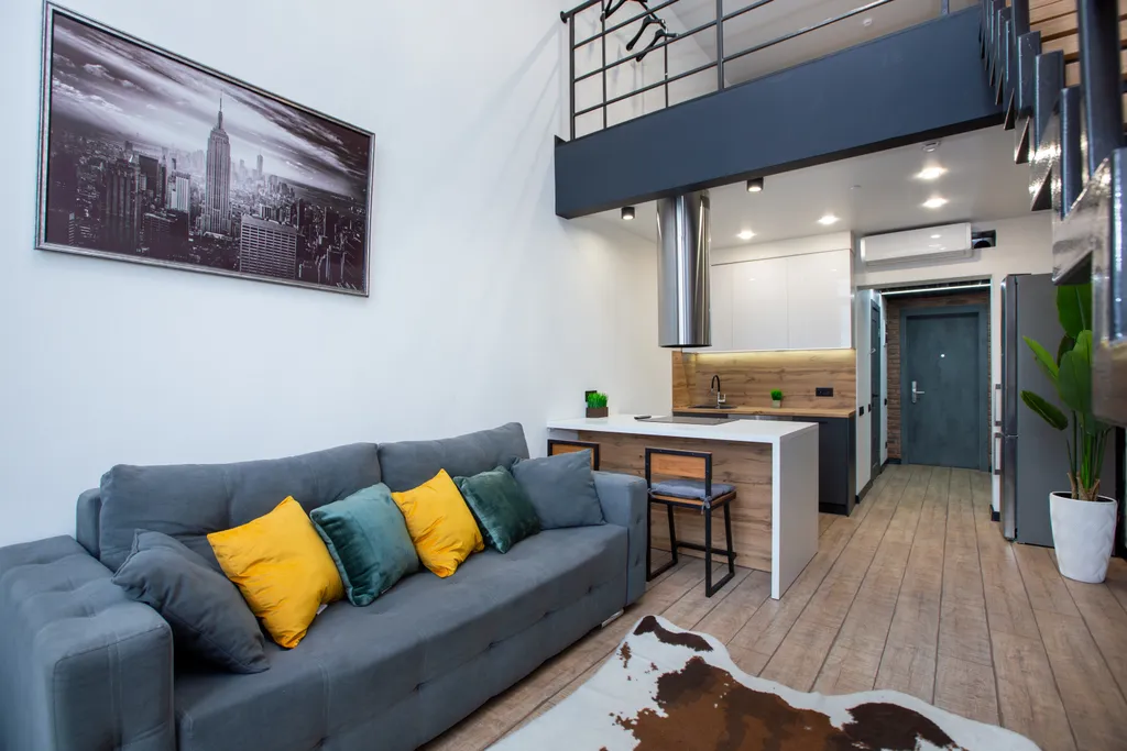 Двухуровневая студия в ЖК "Резидент"