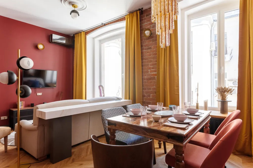 Квартира Тихая квартира с камином в центре — Москва