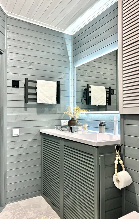 Уникальный дом-баня с собственной террасой