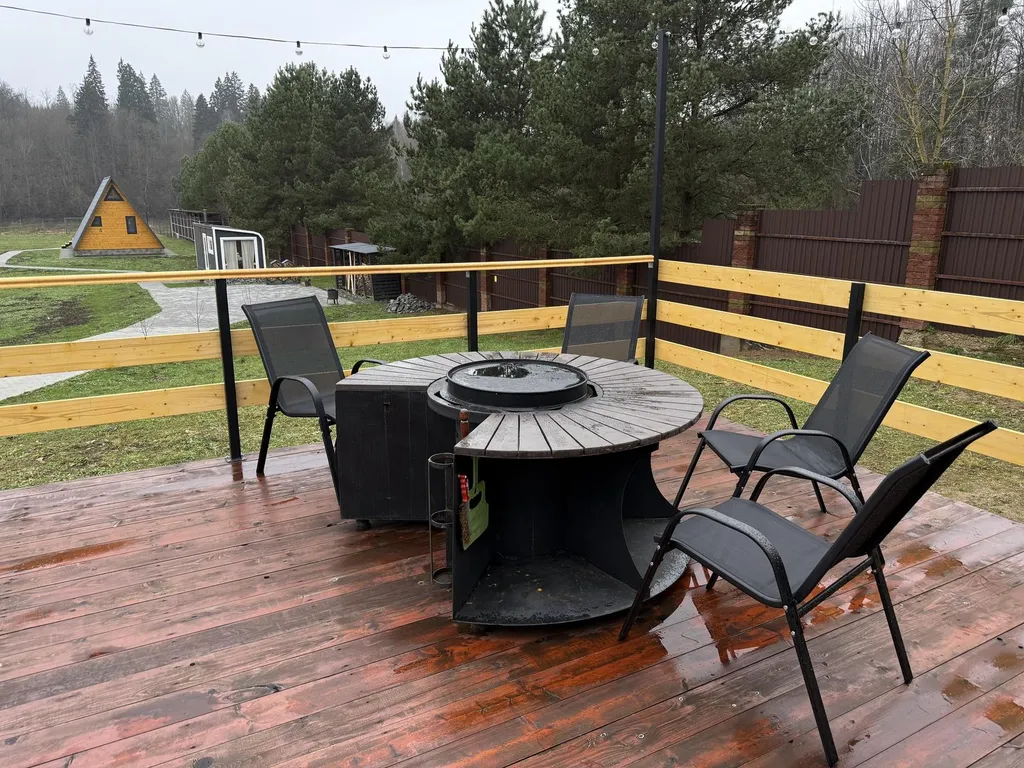 A-frame Петрол домик из дерева 4х местный