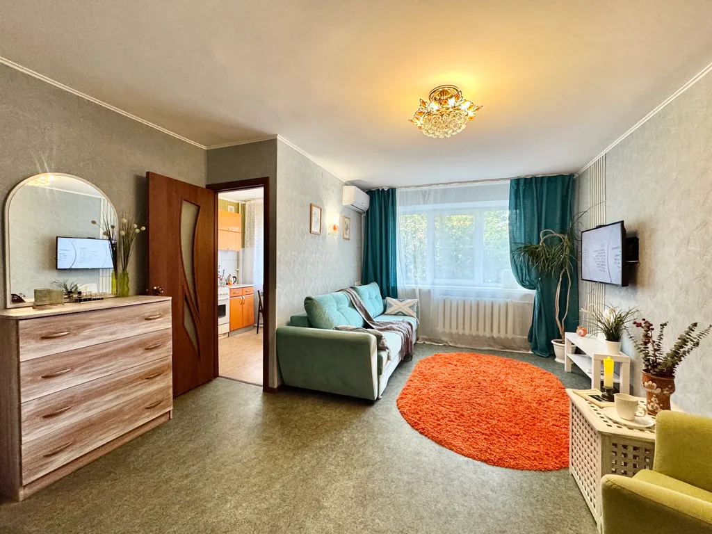 Квартира Квартира Volga Art Home Для семьи 3 спальных места Центр — Саратов