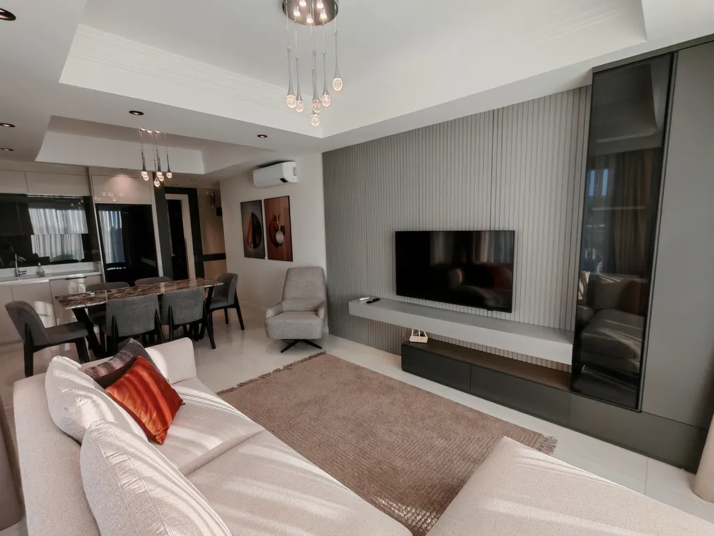 Квартира 2+1 в Azura World c видом на бассейн и аквапарком — аренда посуточно в Аланья