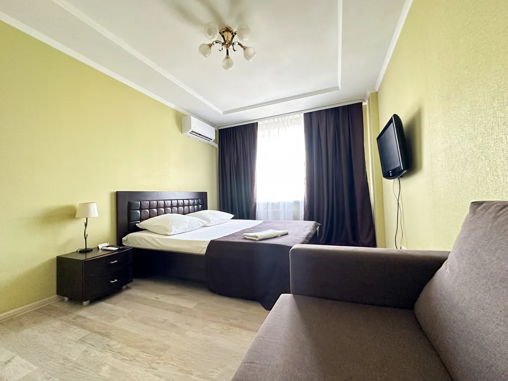 Уютные однокомнатные апартаменты рядом с ТЦ Парк Хаус