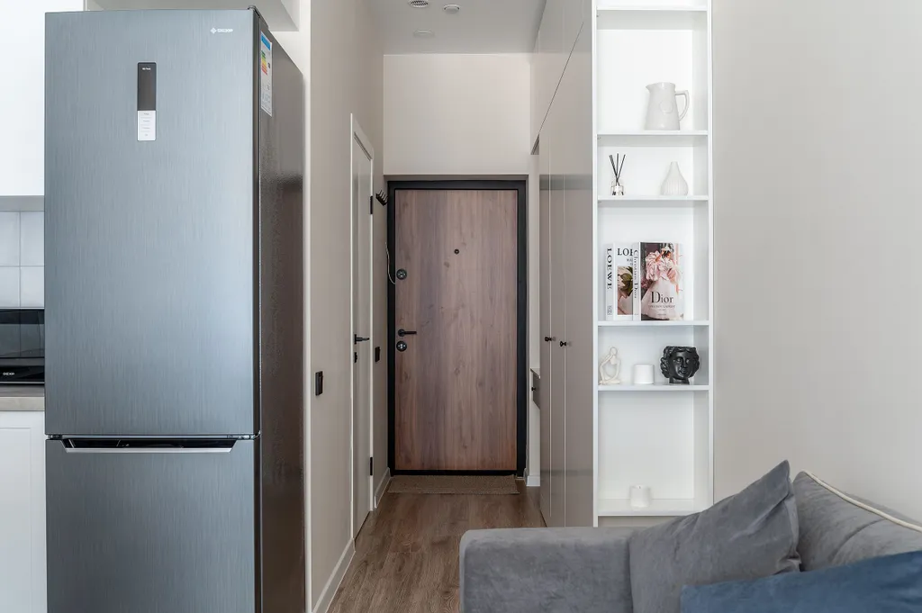 Студия с красивым видом на лесопарк