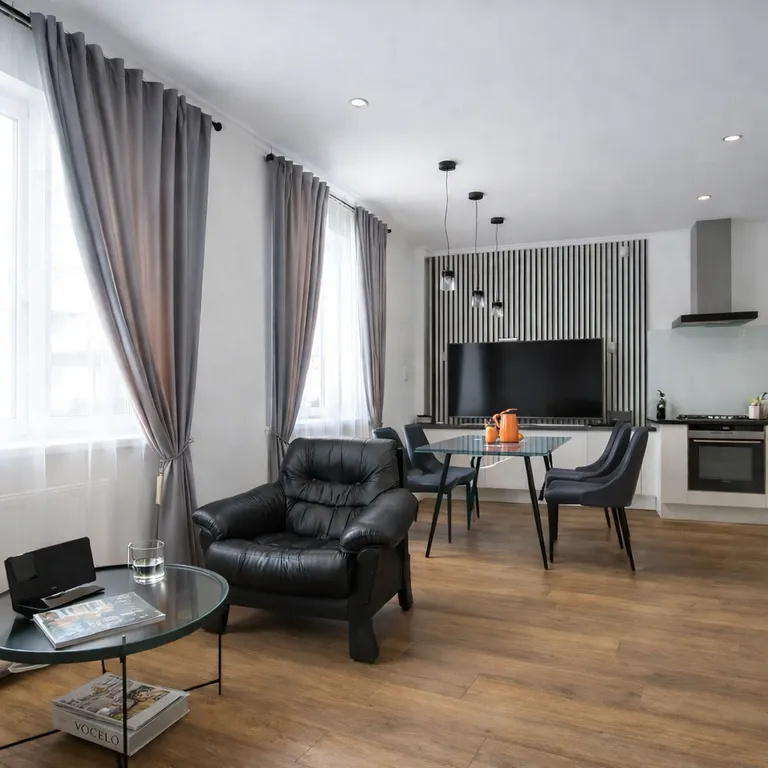 Квартира Квартира Апартамент B&W в центре — Калининград