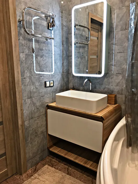 Квартира Квартира Романтичная студия с джакузи и подсветкой в самом центре — Нижний Новгород