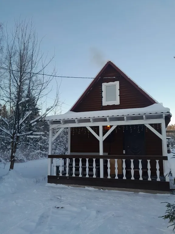 Коттедж Домик с сауной и купелью у леса — Деревянное