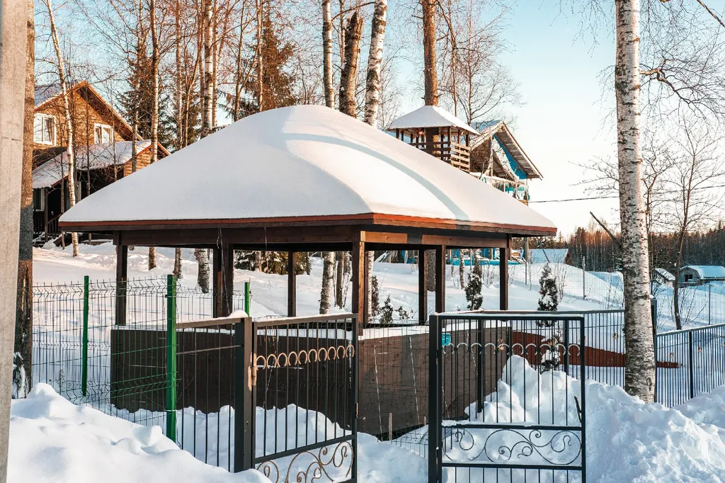 Коттедж Рябиновый домик с видом на лес и реку — Агалатово