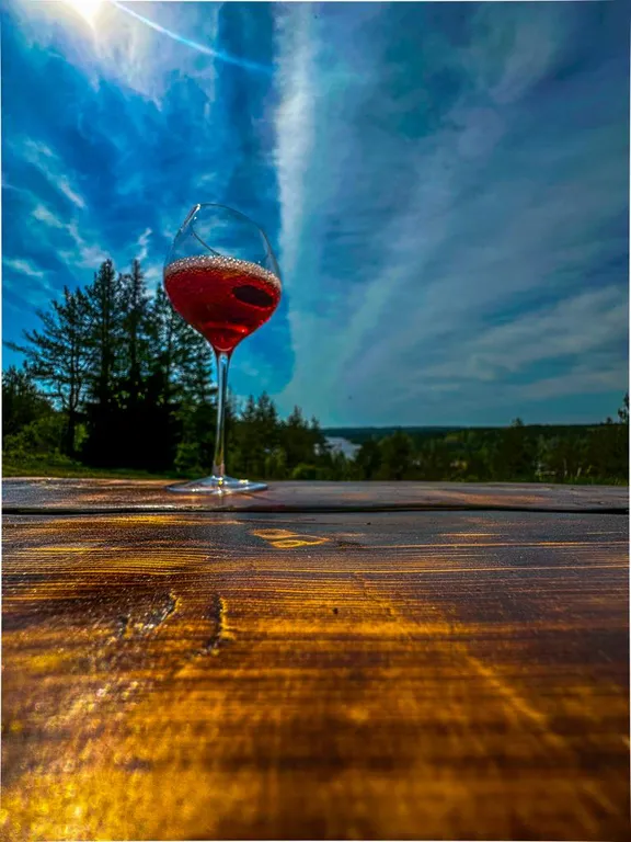 Уютный домик с чаном и видом на Ладожский залив