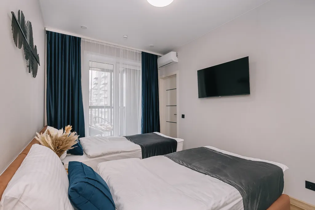 Семейные апартаменты с балконами в комплексе бизнес-класса Пилигрим