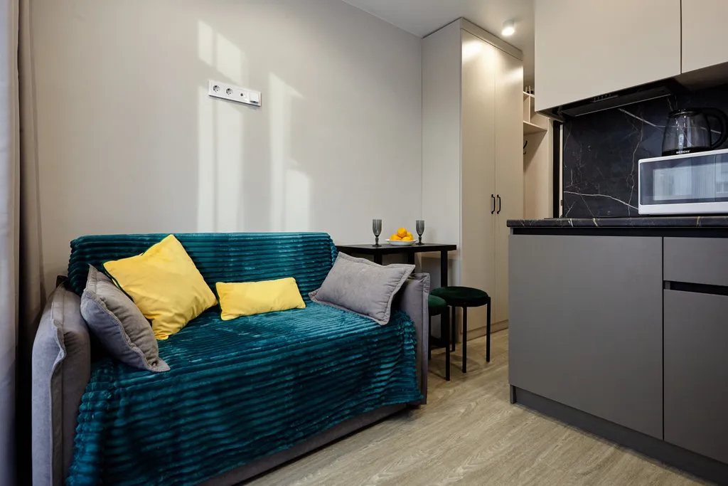 Квартира Апартаменты в ЖК Резидент с балконом — Адлер