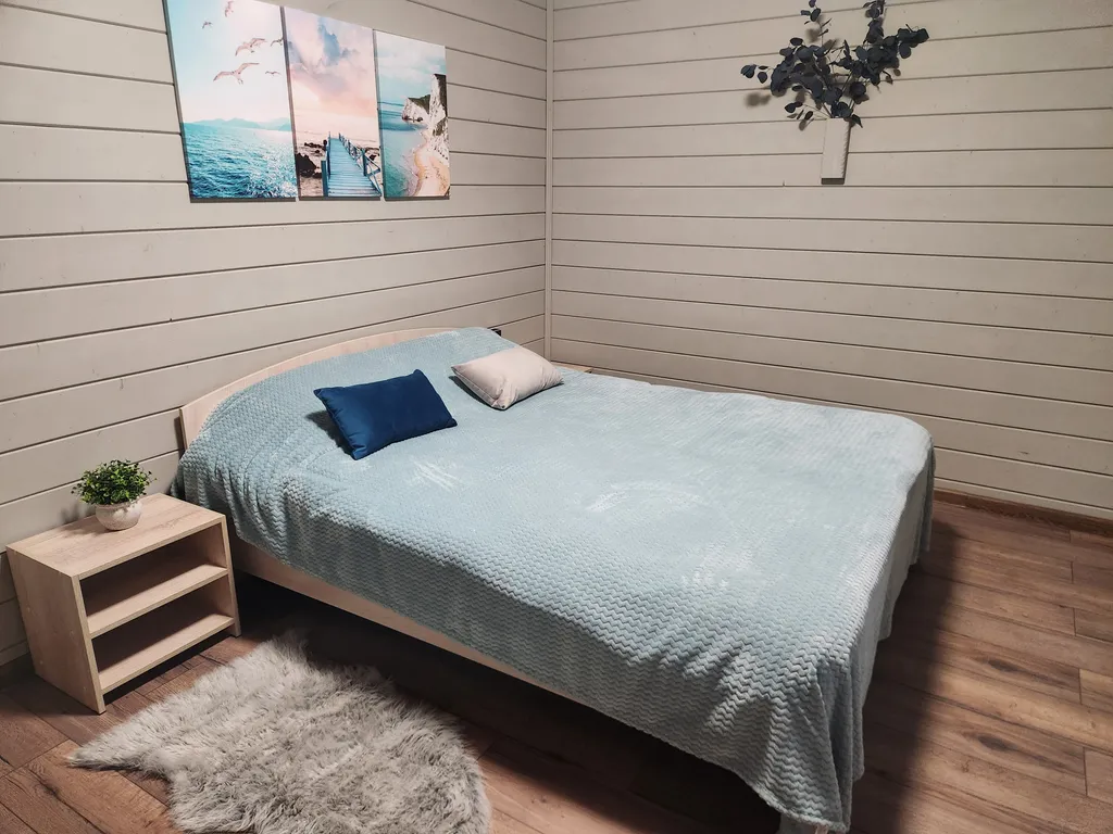 Коттедж в Forest house с сауной в лесу