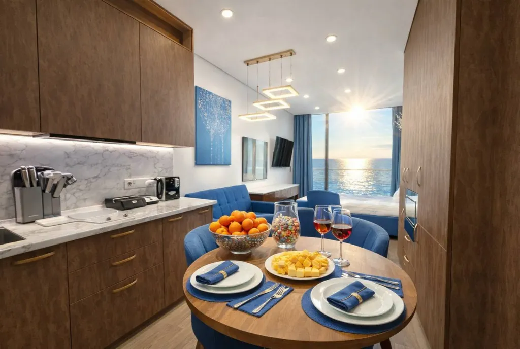 Дизайнерская студия ls-lux-fly blue light лучший вид на море