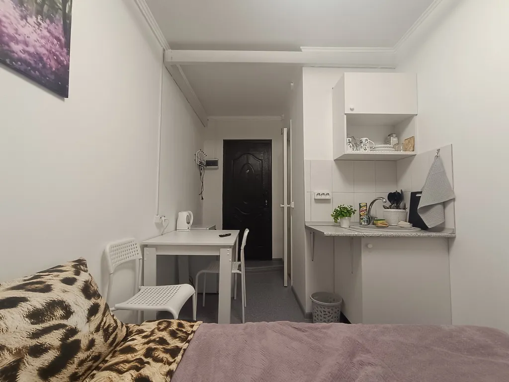 Одна из четырёх в квартире мини- студия сирень