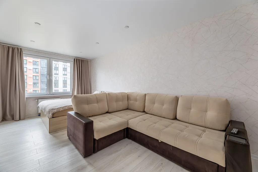 Двухкомнатная квартира на 8 спальных мест у аэропорта