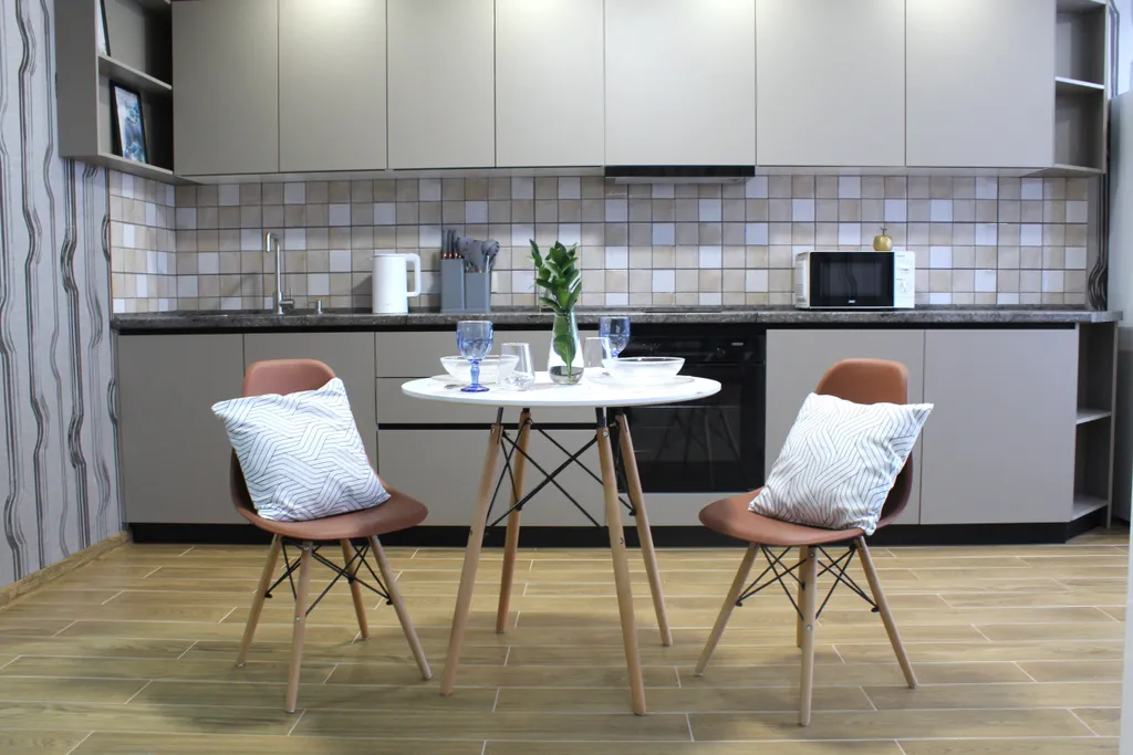 Стильная студия с видом на горы от компании Apato ЖК "Мичурина"