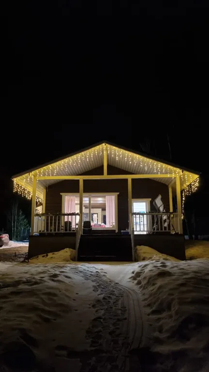 Коттедж в Карелии с сауной и видом на озеро