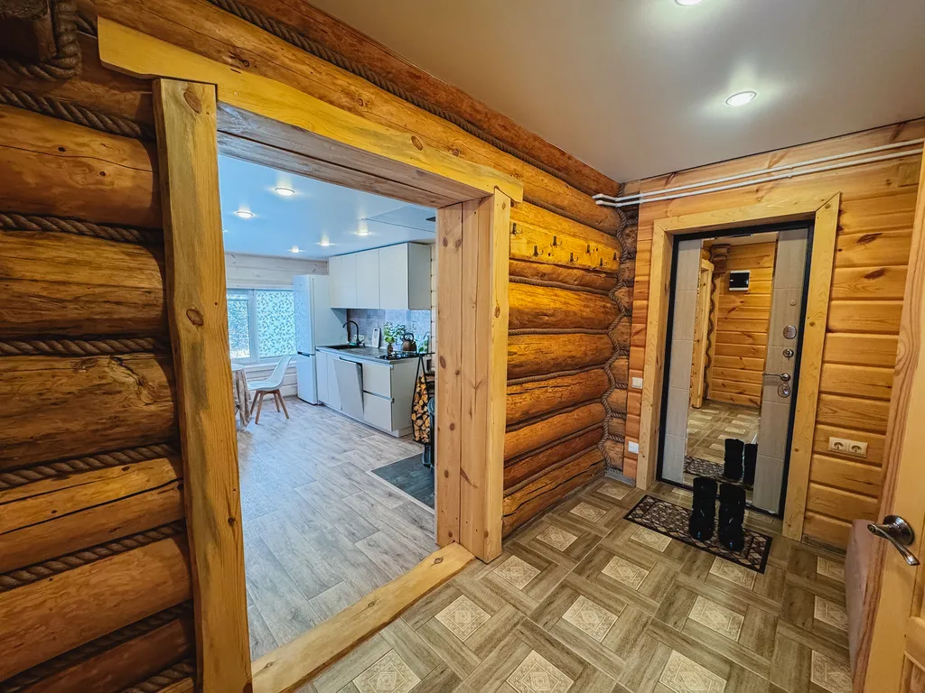 Новый уютный дом с камином