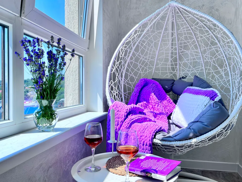 Квартира Уютная квартира в фиолетовых тонах — Симферополь