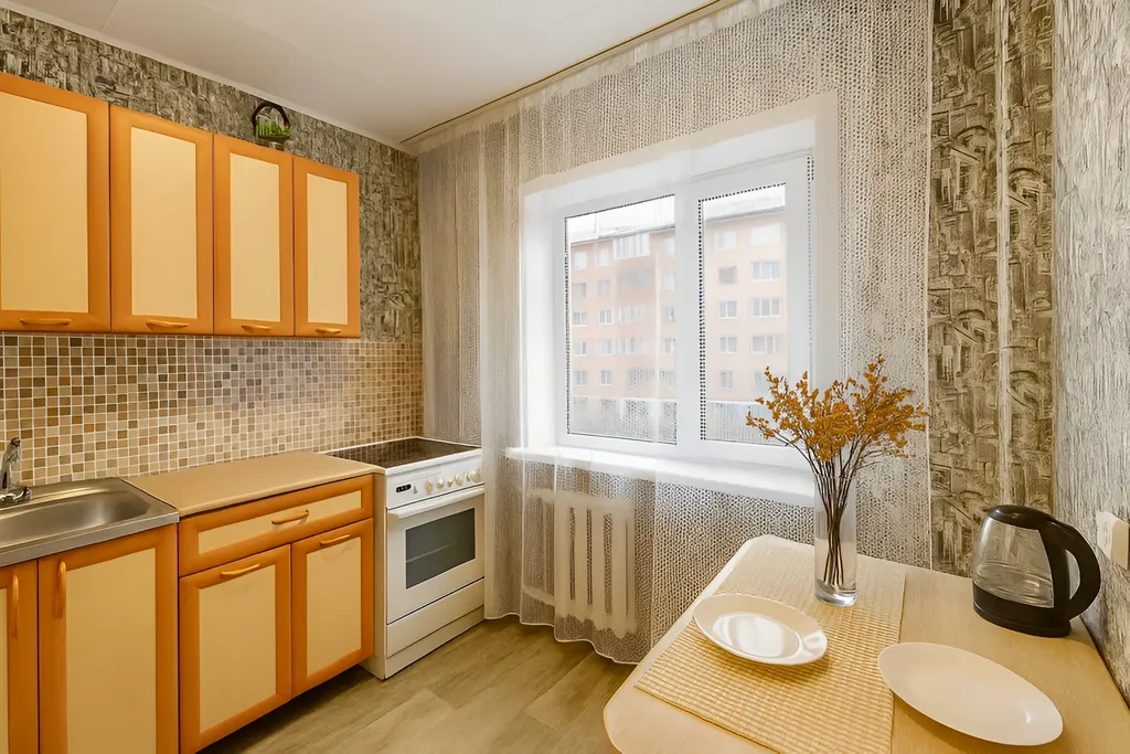 Вместительная квартира, 6 раздельных мест, рядом СК Олимп