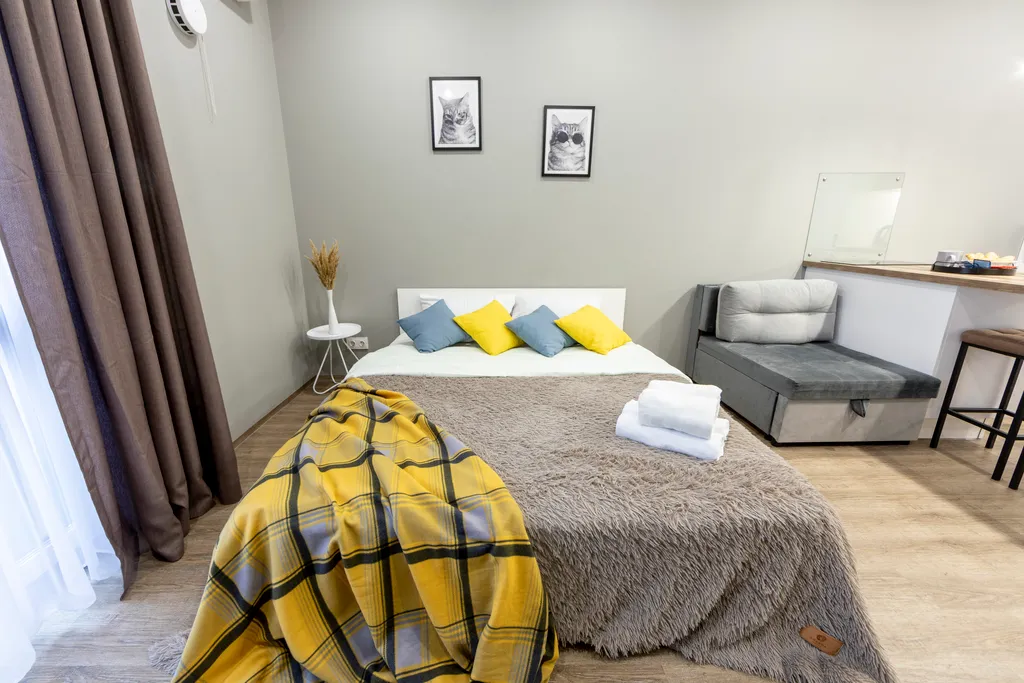 Апартамент у набережной и аквапарка