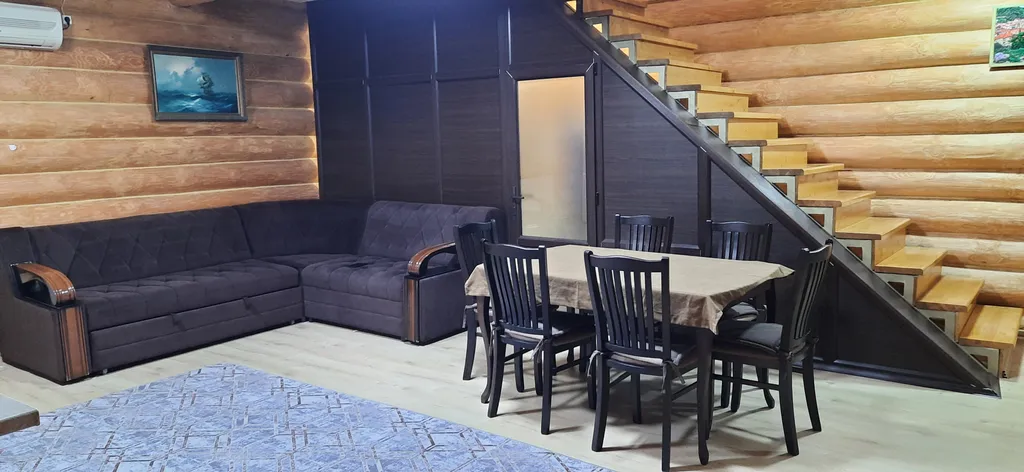 Видовой дом из бруса с сауной