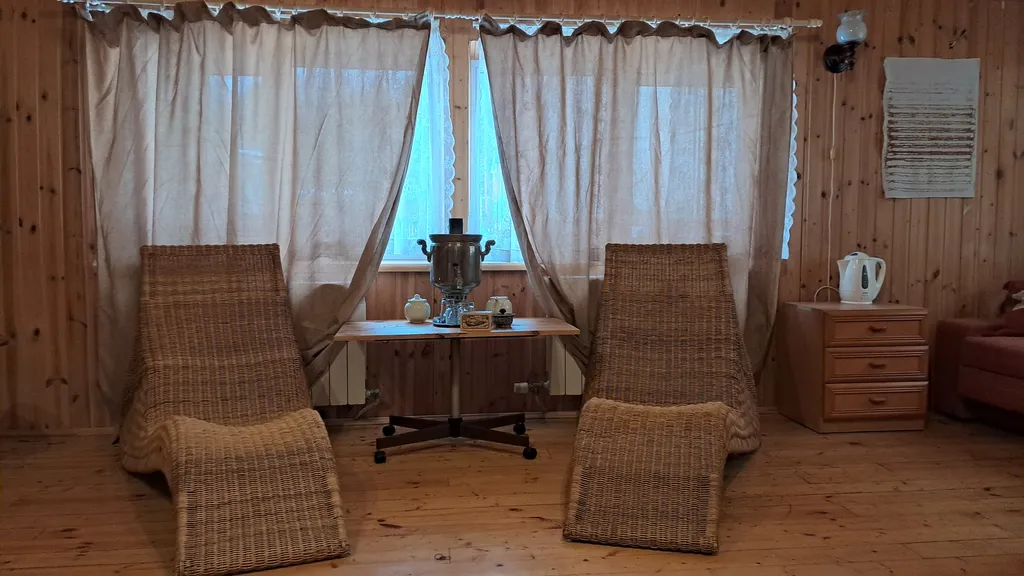 Коттедж Дом в лесу с баней и спортзалом — Горышкино