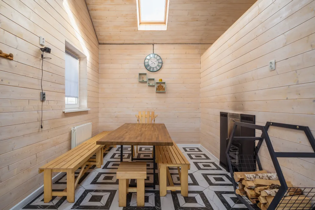 Коттедж Panda House Standart с баней на дровах — Коммунар