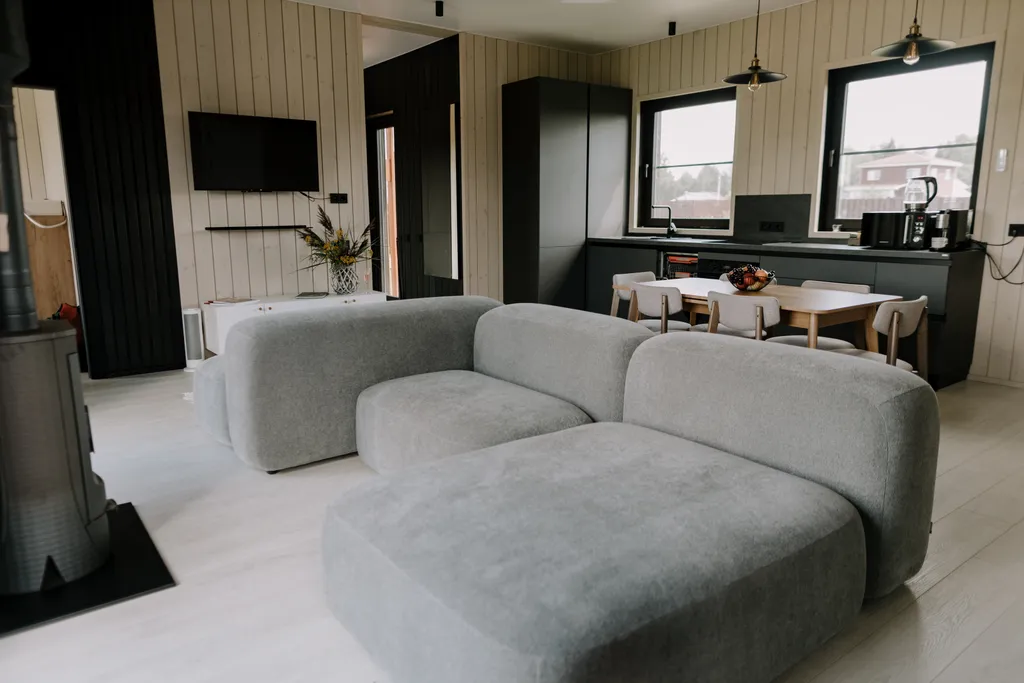 Коттедж Дом у Озера с панорамным видом, баней и чаном — Осташёво