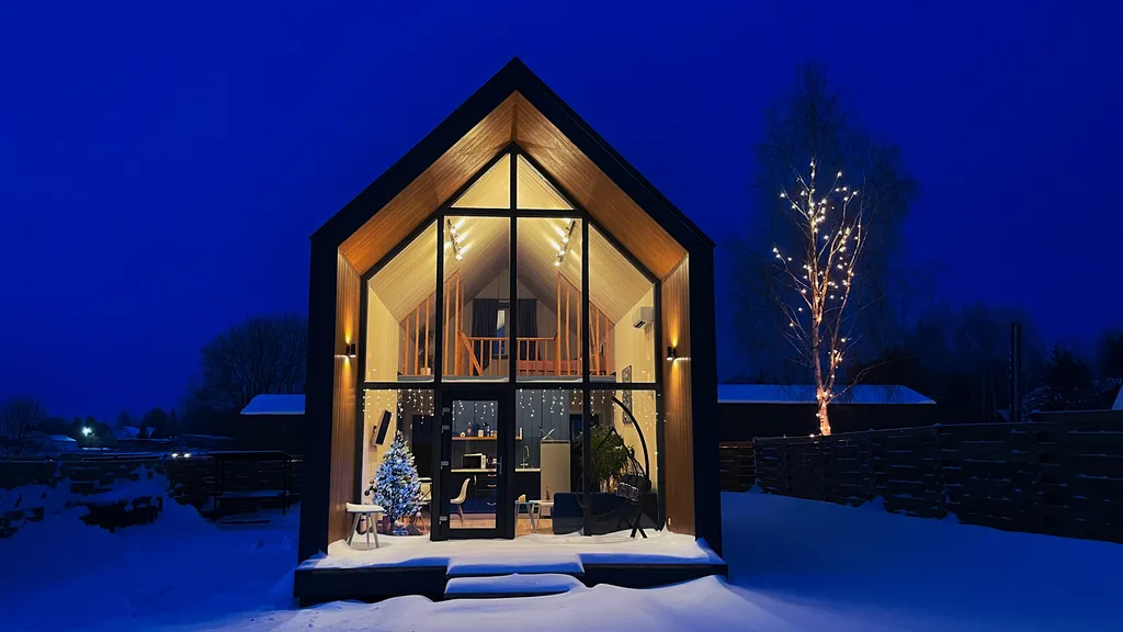 Коттедж Панорамный домик Барн большой 2 — аренда посуточно в Руза