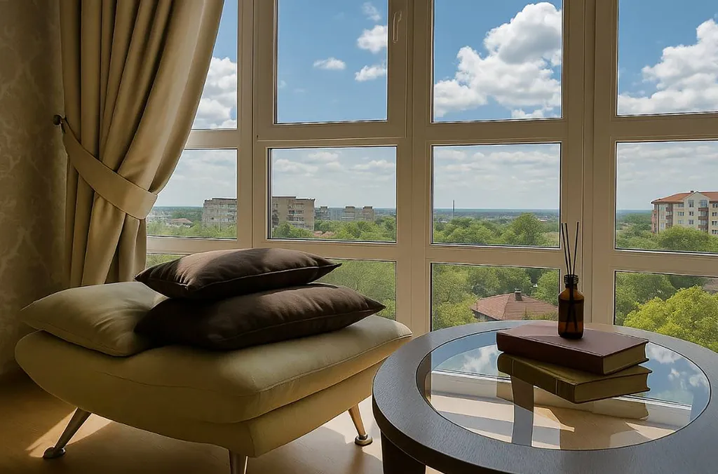 Уютная квартира возле курортной зоны, панорамные виды, камин