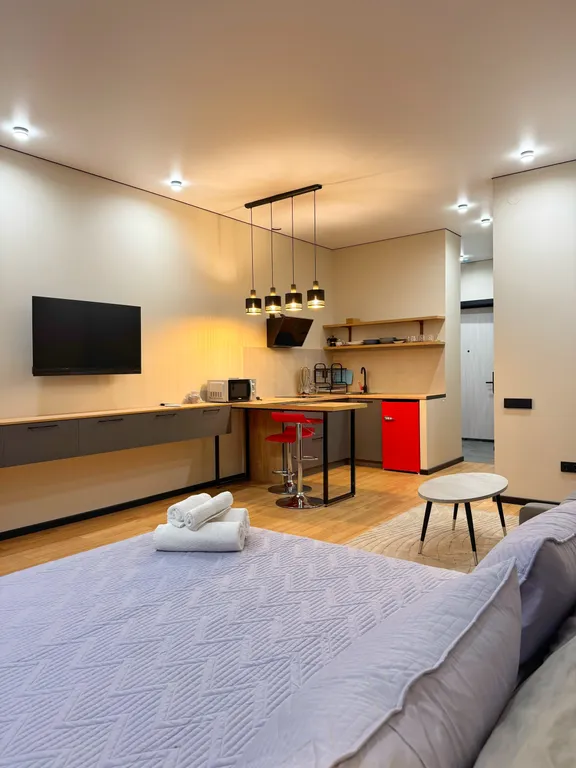 Уютная студия прямо напротив Mega Alma-Ata