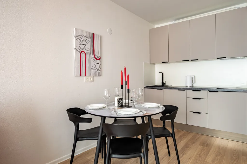 Уютная евродвухкомнатная квартира в новом доме