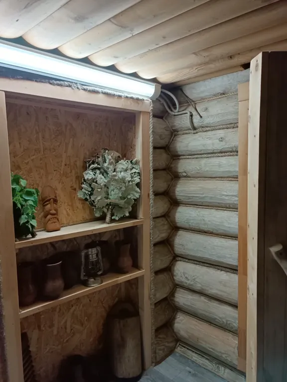 Дом - баня на озере