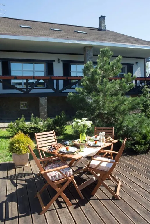 Уютный загородный дом с баней и бассейном