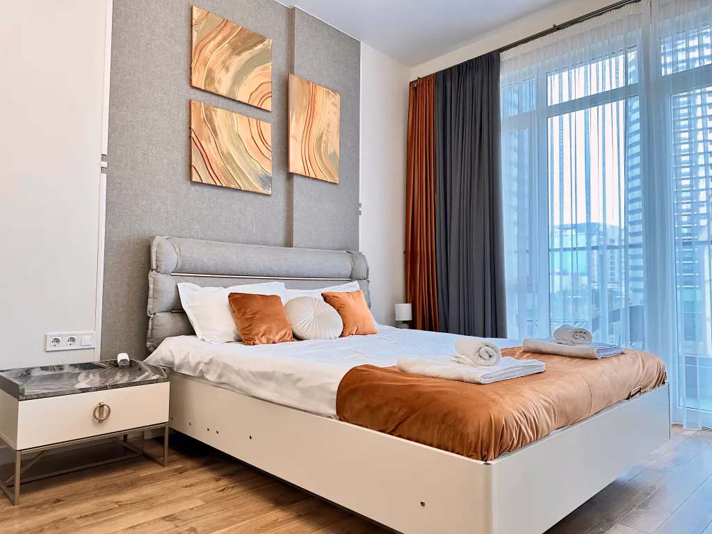 Квартира Романтичная студия, бассейн и парковка, white sails — Батуми