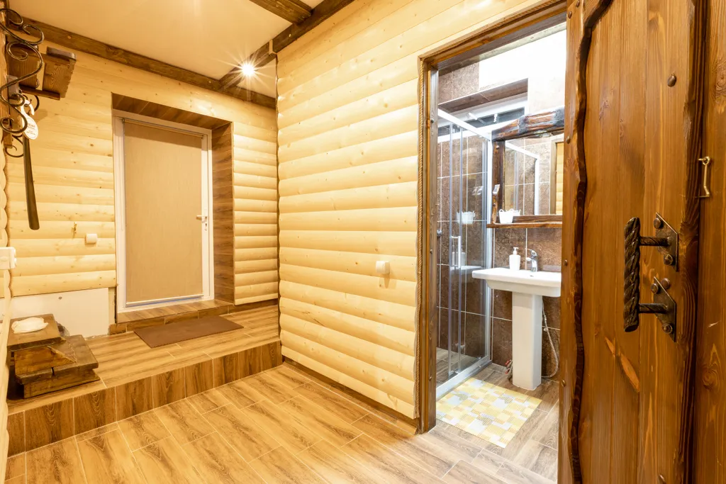 Двухкомнатный семейный одноэтажный дом с двумя ванными комнатами