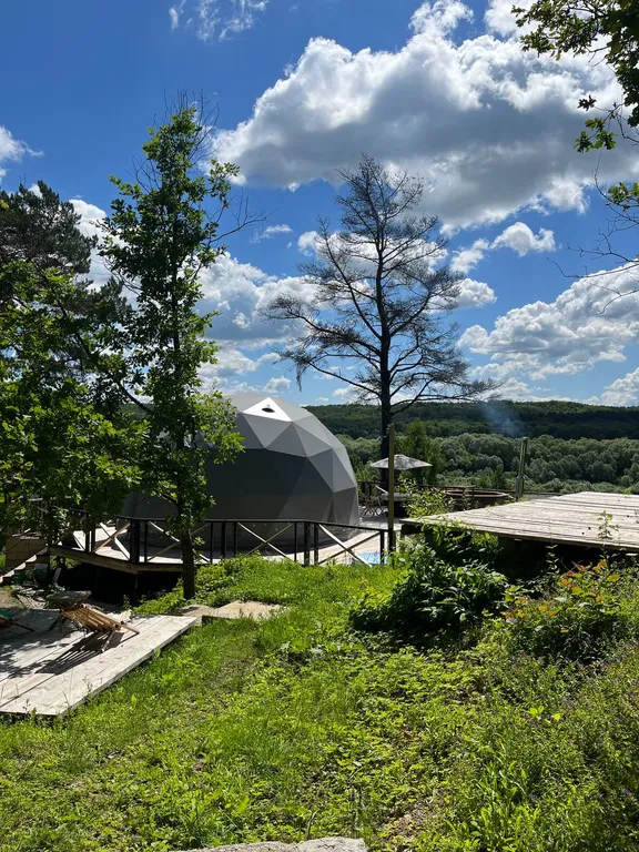 Глэмпгеокупол Домик на Оке