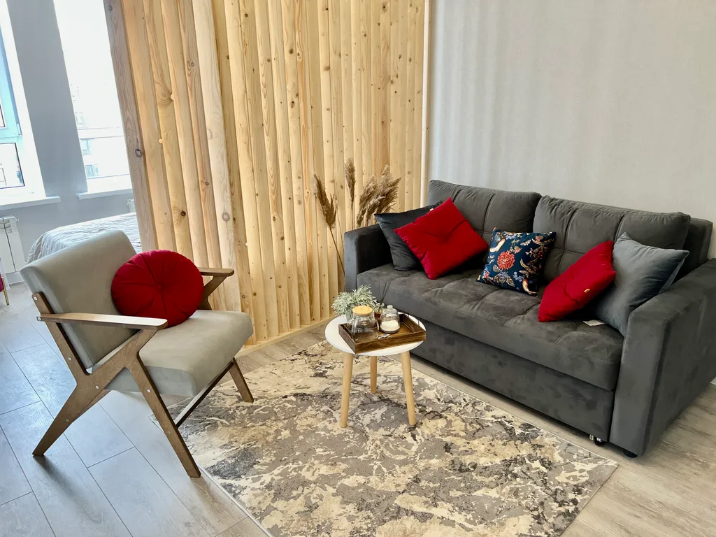 Современная квартира рядом с фонтаном и сквером Героев