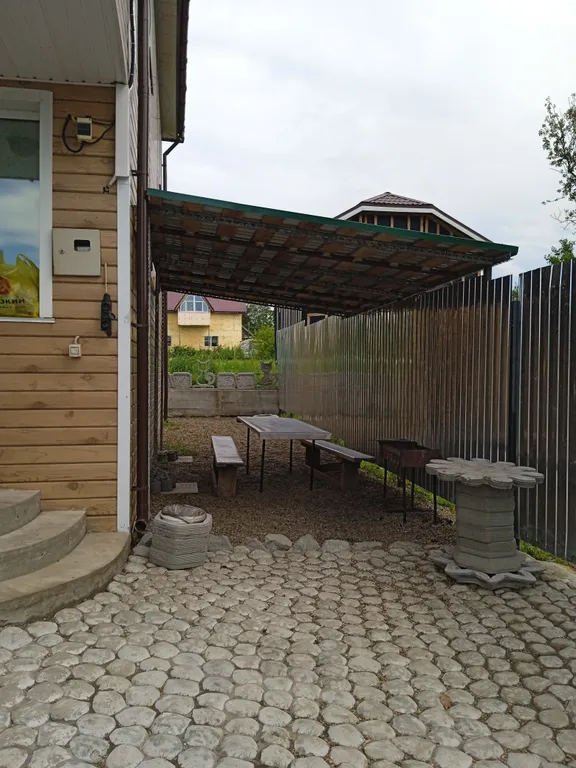 Дом с баней на дровах